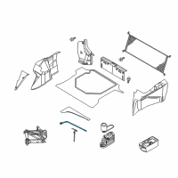 OEM 2006 Ford Focus Jack Support Diagram - YS4Z-17032-AA