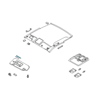 OEM Infiniti G35 Lens - Vanity Mirror Diagram - 26442-CD660