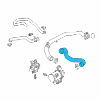 OEM BMW X6 Engine Coolant Hose Diagram - 11-53-7-649-394