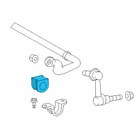 OEM Lexus LS460 Bush, STABILIZER Diagram - 48815-50200