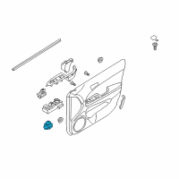 OEM 2012 Hyundai Elantra Switch Assembly-Outside Mirror Control Diagram - 93540-2L100