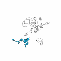 OEM 2003 Nissan Sentra Lock Set-Steering Diagram - D8700-6J327