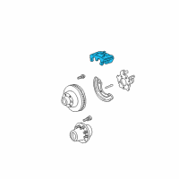 OEM 2002 Ford F-350 Super Duty Caliper Diagram - 8U9Z-2B120-AA