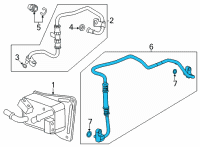 OEM 2022 Cadillac XT6 Outlet Pipe Diagram - 84964982