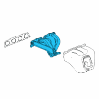 OEM 2016 Chevrolet Impala Exhaust Manifold Diagram - 12627186
