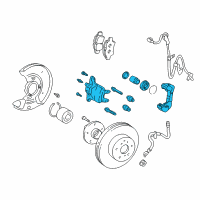 OEM 2001 Toyota Prius Caliper Diagram - 47730-12490