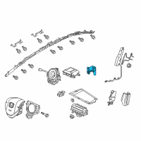 OEM 2013 Honda Civic Sensor Assy., FR. Crash Diagram - 77930-TR3-C11