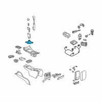 OEM 2006 Pontiac GTO Boot, Manual Transmission Control Lever Diagram - 92149099