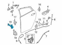 OEM Chevrolet Bolt EUV Door Check Diagram - 42776841