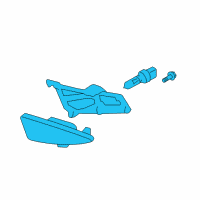 OEM Hyundai Elantra Front Passenger Side Fog Light Assembly Diagram - 92202-2H000