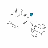 OEM Infiniti M45 Power Steering Pump Assembly Diagram - 49110-CR900