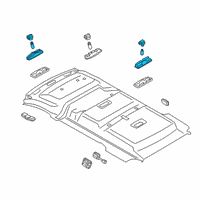 OEM 2017 Ford Transit Connect Dome Lamp Diagram - BE8Z-13776-A