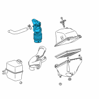 OEM Toyota RAV4 Air Hose Diagram - 17881-0V160