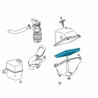 OEM Lexus LS460 Element Sub-Assy, Air Cleaner Filter Diagram - 17801-0V040