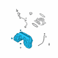 OEM 2021 Toyota GR Supra Fuel Tank Diagram - 77001-WAA01