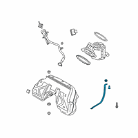 OEM 2020 Toyota GR Supra Tank Strap Diagram - 77601-WAA01