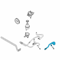 OEM BMW M3 Return Pipe Diagram - 32-41-2-282-354