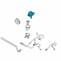 OEM 2000 BMW Z3 Exchange Power Steering Pump Diagram - 32-41-2-229-679