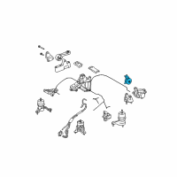 OEM 2007 Lexus RX350 INSULATOR, Engine Mounting Diagram - 12371-0P121
