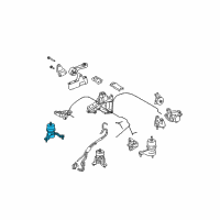 OEM 2007 Lexus RX350 Insulator, Engine Mounting, RH(For Transverse Engine) Diagram - 12362-0P040