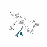 OEM Toyota Highlander Front Insulator Diagram - 12360-0P090