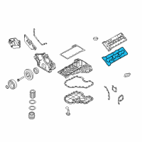 OEM 2011 BMW 760Li Profile Seal, Cylinder Head Cover Diagram - 11-12-8-621-955