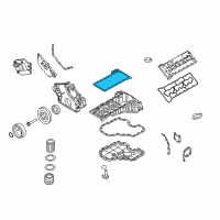 OEM 2015 BMW 760Li Oil Pan Gasket Diagram - 11-13-7-578-305