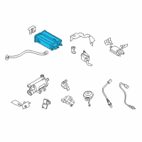 OEM Kia Forte5 Canister & Holder Assembly Diagram - 314103X450