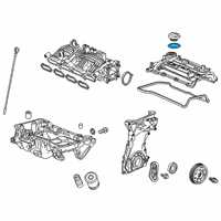 OEM 2016 Acura RDX Gasket, Oil Filler Diagram - 15613-PC6-000