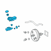 OEM 2020 Toyota Corolla Master Cylinder Assembly Diagram - 47201-02860