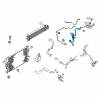 OEM Ford Fusion Inlet Hose Diagram - DG9Z-8C289-L