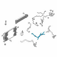 OEM 2019 Ford Fusion Heater Hose Diagram - HS7Z-18472-A