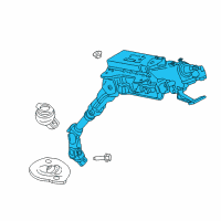 OEM 2017 Ford Transit-350 HD Steering Column Diagram - CK4Z3C529F