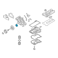 OEM 2021 BMW X7 Engine Timing Chain Guide Lower Diagram - 11-14-7-574-373