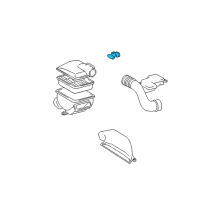 OEM 2001 Toyota Corolla Air Mass Sensor Diagram - 22204-15010