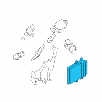OEM 2014 Nissan GT-R Engine Control Module Diagram - 23710-62B0A