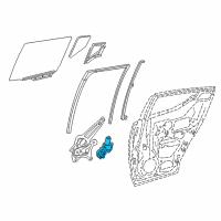 OEM 2019 Toyota C-HR Window Motor Diagram - 85710-10120