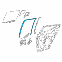 OEM 2020 Toyota C-HR Run Weatherstrip Diagram - 68142-10081