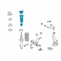 OEM 2018 Lexus GS300 Front Suspension Support Assembly Diagram - 48680-24120