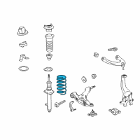 OEM 2016 Lexus RC350 Spring, Coil, FR Diagram - 48131-24621