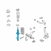 OEM Lexus RC200t ABSORBER Set, Shock Diagram - 48520-80574