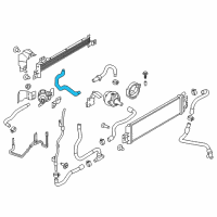 OEM Infiniti Q50 Hose-Water Cooler, Outlet Diagram - 21308-5CA6A