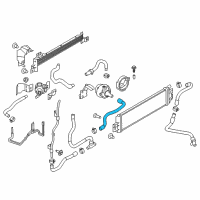 OEM Infiniti Q60 Hose-Water Cooler, Outlet Diagram - 21576-5CA7A