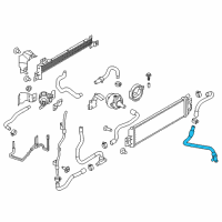 OEM 2020 Infiniti Q50 Hose-Water Cooler, Inlet Diagram - 21307-5CA6A