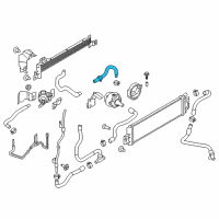 OEM 2021 Infiniti Q60 Hose-Water Cooler, Outlet Diagram - 21308-5CA0A