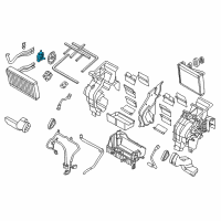 OEM 2011 Kia Sedona Mode Actuator, Left Diagram - 971554D000