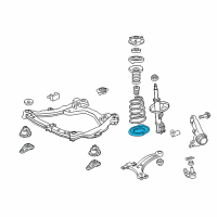 OEM 2018 Toyota Avalon Lower Insulator Diagram - 48158-06071