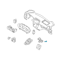 OEM 2007 Kia Rio Ignition Switch Assembly Diagram - 931103K000