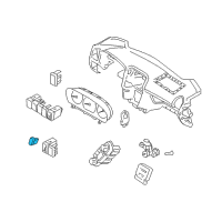 OEM 2007 Hyundai Sonata Switch Assembly-Hazard Diagram - 93790-3K000-FZ