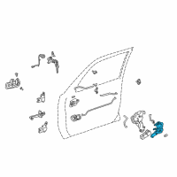 OEM 1997 Toyota Camry Lock Diagram - 69304-AA010